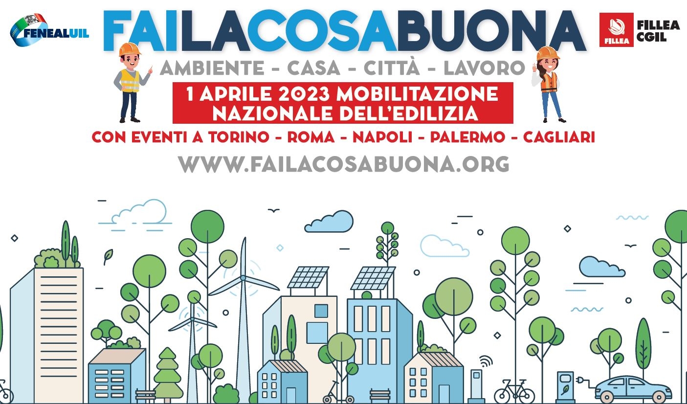 Fai la cosa buona. I lavoratori dell'edilizia si mobilitano