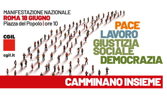  Pace, lavoro, giustizia sociale, democrazia camminano insieme