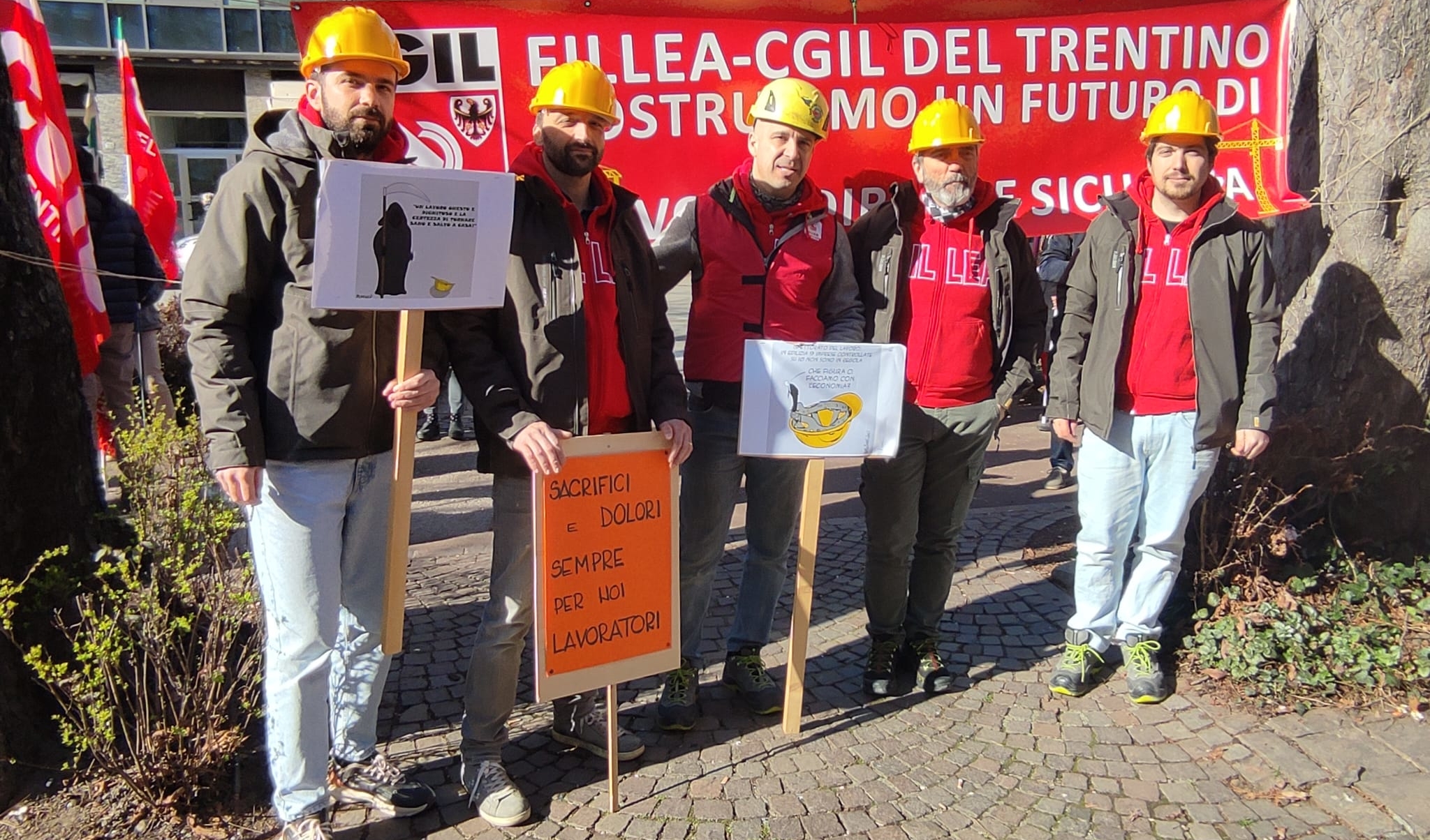 La Fillea interviene a supporto di lavoratori che minacciano gesti estremi